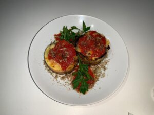 Comer Bem: Forminha de berinjela