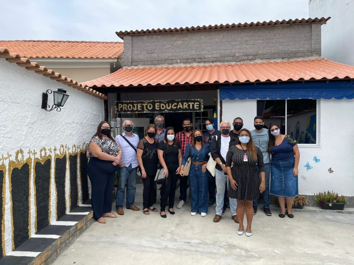 Equipe do Jornal Dr1 visita Projeto Educarte, em Santa Cruz