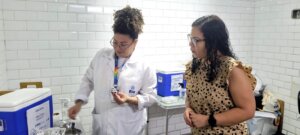 Estação da Cinelândia recebe ponto de vacinação