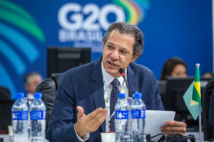 Em reunião no G20, Haddad defende taxação de super-ricos e pede cooperação internacional