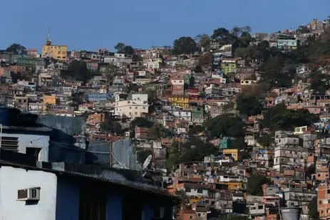 Rio de Janeiro - Comunidade da Rocinha, após confrontos entre grupos de traficantes rivais pelo controle de pontos de venda de drogas (Fernando Frazão/Agência Brasil)