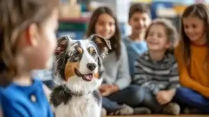 Colégio integra animais de estimação ao dia a dia dos estudantes