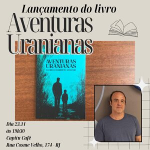 Café Capitu sedia lançamento do livro ‘Aventuras Uranianas’ de Alfredo Barreto Sampaio