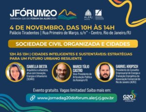 ACRJ participa da Jornada G20 promovida pelo Fórum Alerj