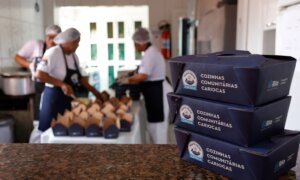 Prefeitura já distribuiu 2,4 mil toneladas de alimentos em suas cozinhas comunitárias