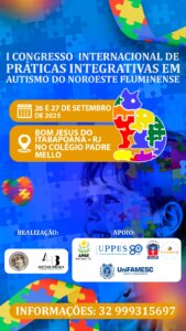 Bom Jesus de Itabapoana sedia o I Congresso Internacional de Práticas Integrativas em Autismo