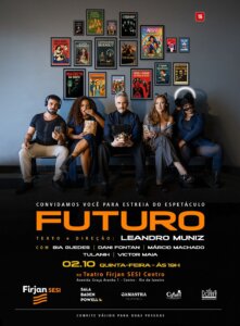 Espetáculo “FUTURO” estreia no Sesi Firjan e celebra 15 anos da Quase Companhia
