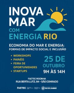Faetec Rocinha será palco de evento que une tecnologia, energia e inclusão social
