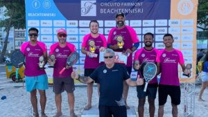 Definidos os campeões da 9ª etapa do Circuito Fairmont de Beach Tennis na Praia de Copacabana