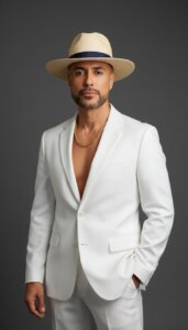 Guilherme Tavares lança a coleção GT UPSYCLÉ no Mirror Fashion Day, inspirada na estética de Cruella, no Copacabana Palace