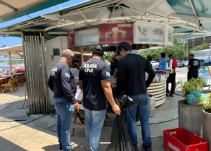 Operação da Polícia Civil combate preços abusivos na orla de Copacabana