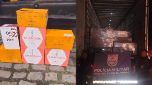 Cargas roubadas na Linha Amarela são recuperadas após troca de tiros