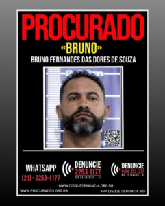 Goleiro Bruno se mantém foragido após decisão da Justiça em manter sua prisão