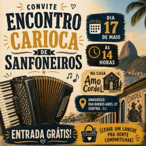 Encontro Carioca de Sanfoneiros celebra a cultura nordestina no Centro do Rio