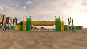 Arena Copacabana terá transmissão de jogos do Brasil, shows e experiências gratuitas na Copa
