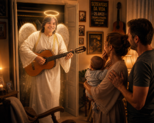 O Cantador de Histórias: Quando o céu decidiu esperar no guarda-roupa