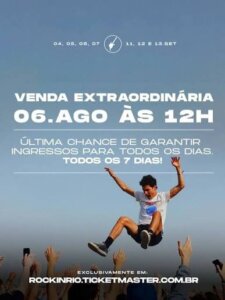 Rock in Rio abre venda extraordinária de ingressos e aumenta expectativa para edição de 2026