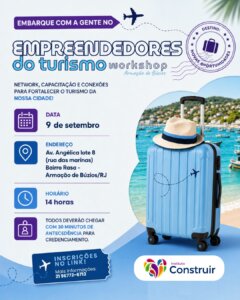 Empreendedores do Turismo Workshop chega a Búzios com capacitação, conexões e oportunidades
