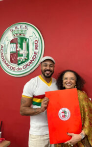 Grande Rio convida Ana Maria Gonçalves para desfile de 2027
