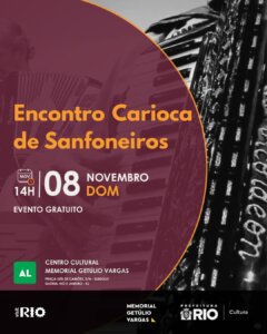 Encontro de Acordeon no Centro de Música Carioca Artur da Távola